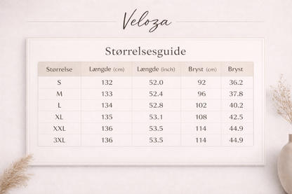 Forårskjole maxi-længde
