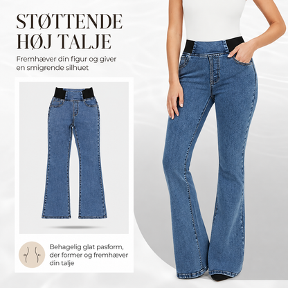👖 Denim-Slim fit og klassisk flare!