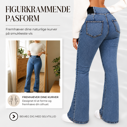 👖 Denim-Slim fit og klassisk flare!
