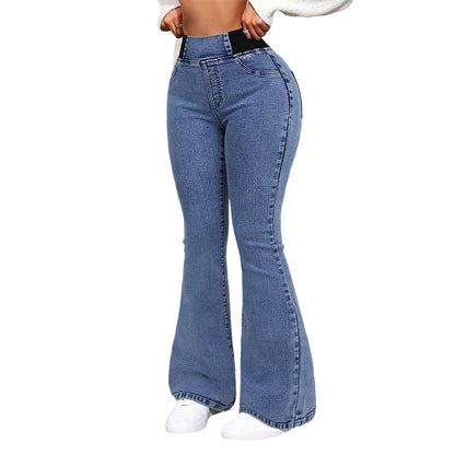 👖 Denim-Slim fit og klassisk flare!